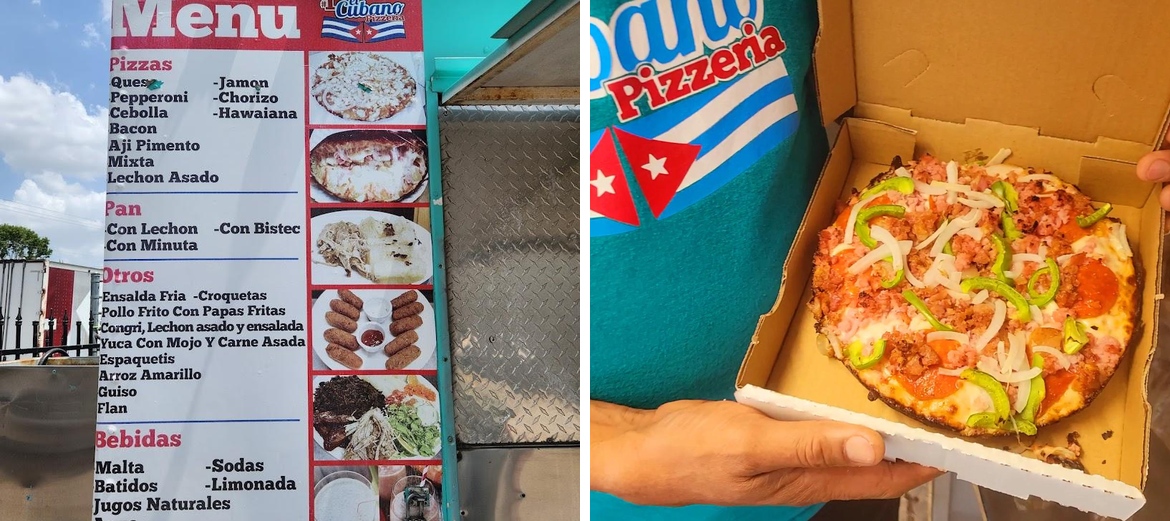 #1 El cubano pizzeria Menu