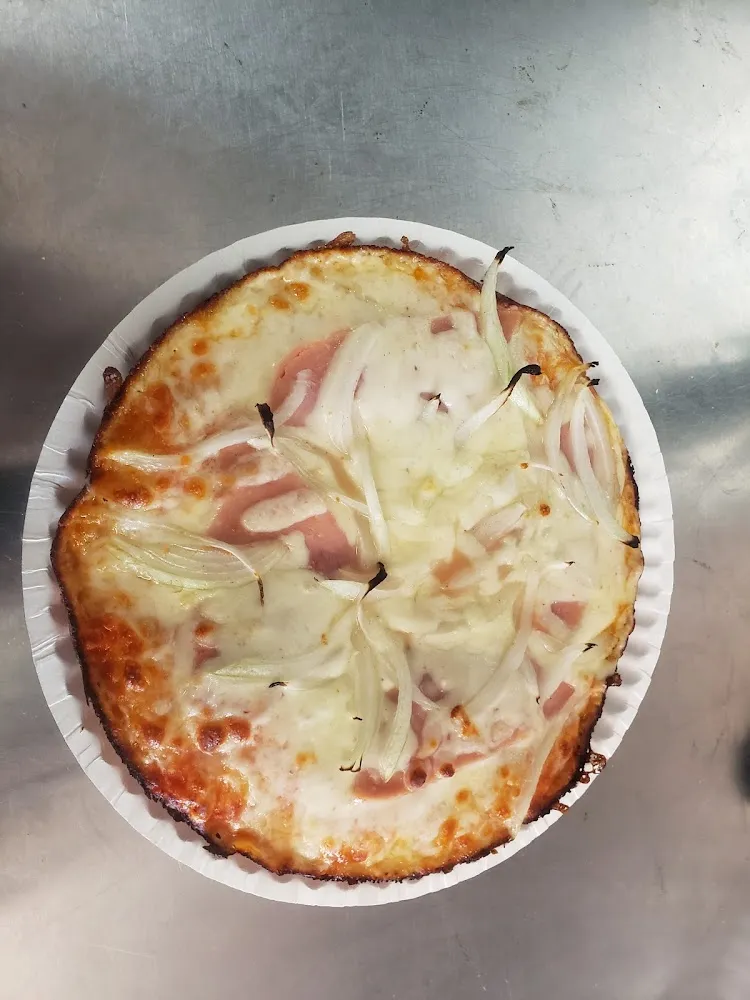Pizza de Jamon Y Cebolla